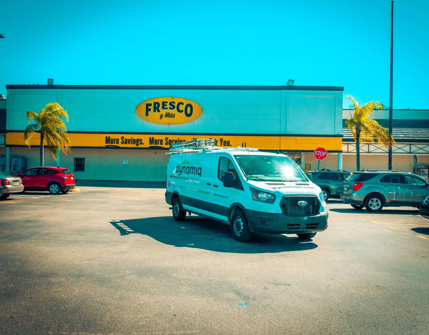 Dynamiq team working on commercial energy management